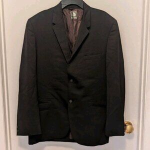 Vintage College Hall Pure Virgin Wool Men's Blazer/Sport Jacket, Black VGC